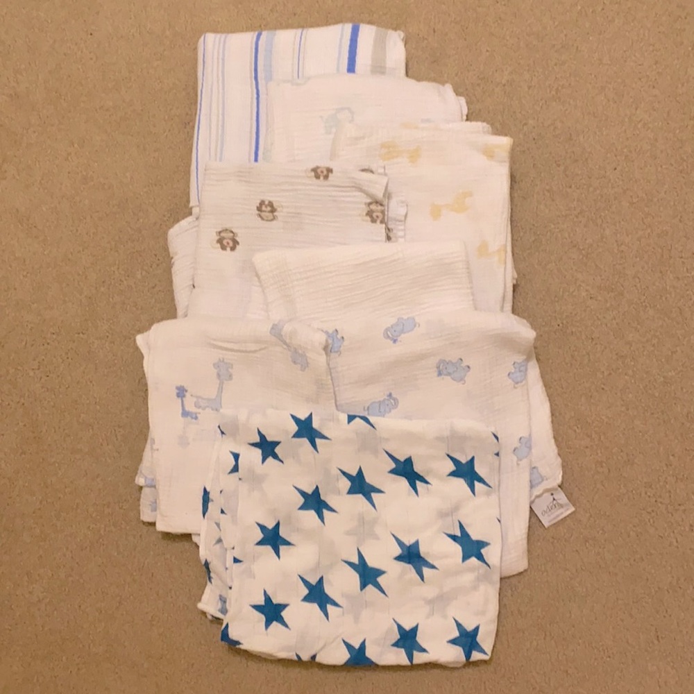8 aden + anais Muslim swaddle blankets